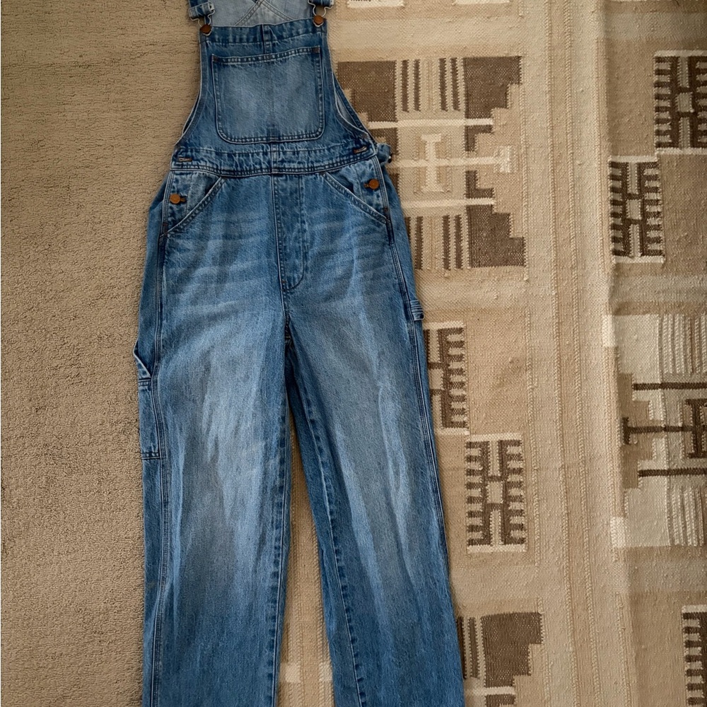 Madewell Blue Denim Overalls